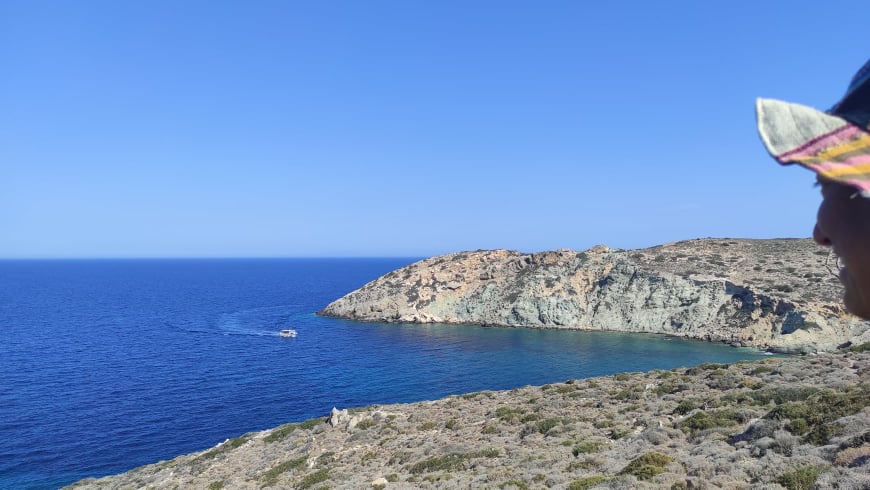 route marking: loretzena - diamoudia beach