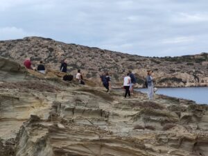 hiking to valmas beach