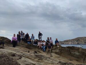 hiking to valmas beach