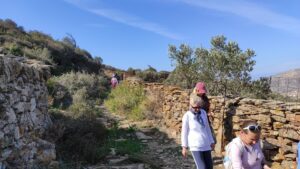 hiking to perivolia area