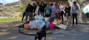 beach cleanup at hagia theodoti beach