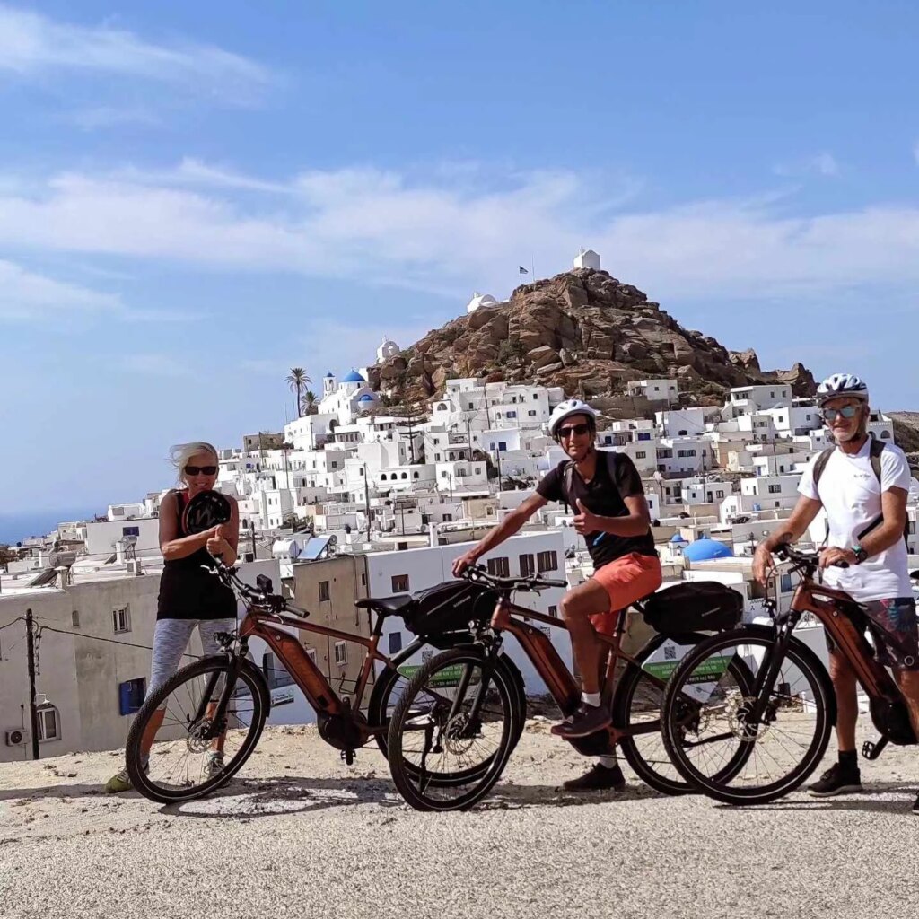 Ios ebike tour, discover ios island