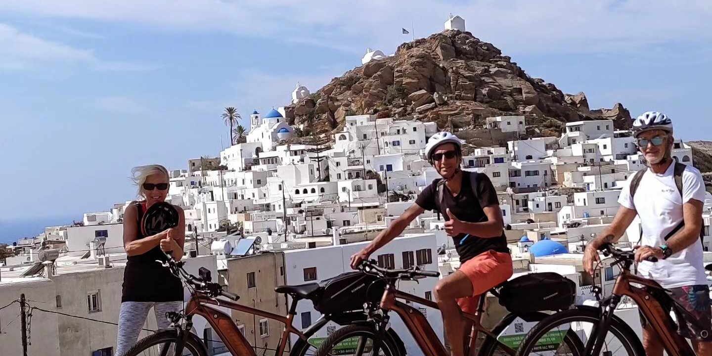 Ios ebike tour, discover ios island