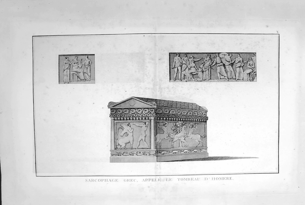 Historical sketch of the sarcophagus traditionally associated with Homer